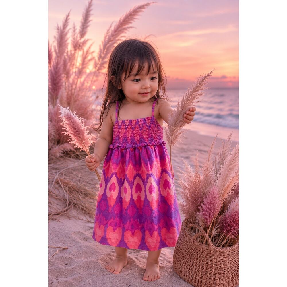 Chasing Sunsets Old Navy Smocked Dress 18-24mths